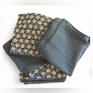 Set 4-IKEA Blue and‎ White Polka Dot & Floral Pillow Covers